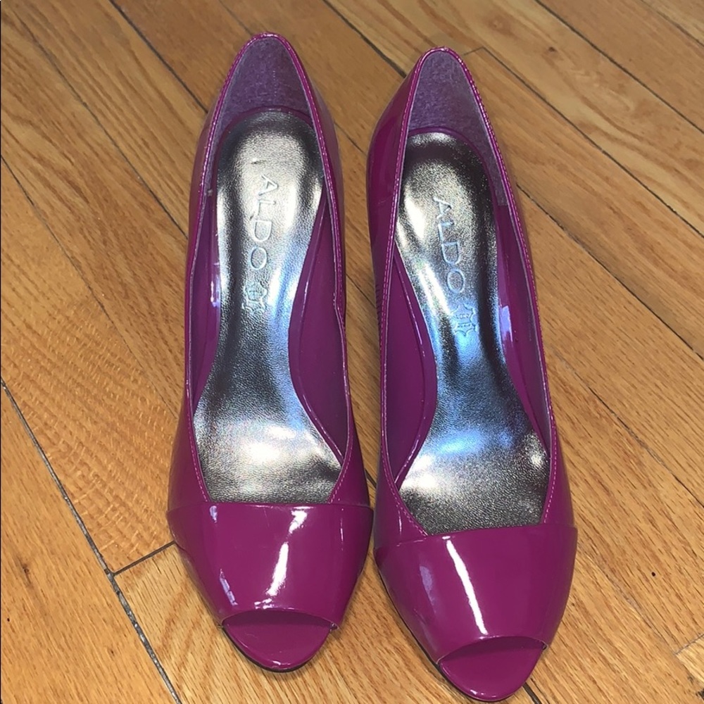 Aldo Fuschia Heels Size 38